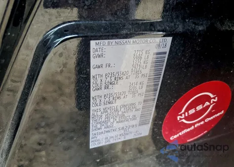 2019 Nissan Pathfinder S from USA, damaged, VIN 5N1DR2MN7KC582295